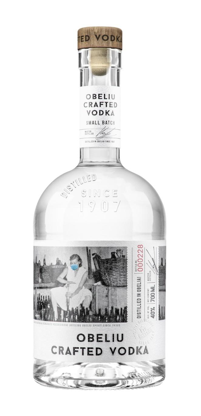 Prekės ženklas: OBELIU CRAFTED VODKA SMALL BATCH DISTILLED SINCE 1907 DISTILLED IN OBELIAI MASTER DISTILLER